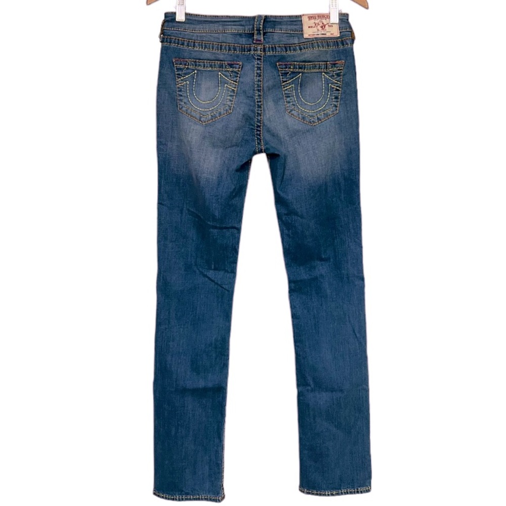 NWOT True Religion slim straight jeans. - Picture 5 of 7
